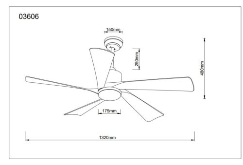 MODESTO Mennyezeti ventilátor