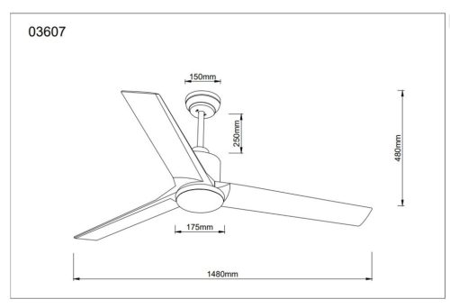 MODESTO Mennyezeti ventilátor