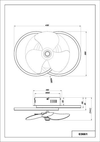 KAREN Mennyezeti ventilátor