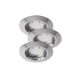 Lite kör spot fix GU10 LED 3x3W króm