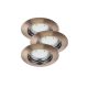 Lite kör spot fix GU10 LED 3x3W bronz