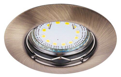 Lite kör spot fix GU10 LED 3x3W bronz