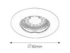 Lite kör spot fix GU10 LED 3x3W bronz