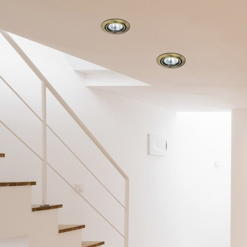 Spot relight kör billenthető GU5.3 antik bronz
