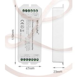   Mi Light Jelerõsítõ egység RGB led vezérlõkhöz rgb vezérlés jelerõsítõ led szalag