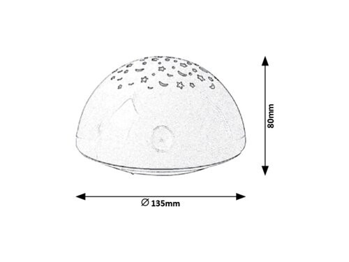 Lina,Dekor,LED 0,5W,fehér