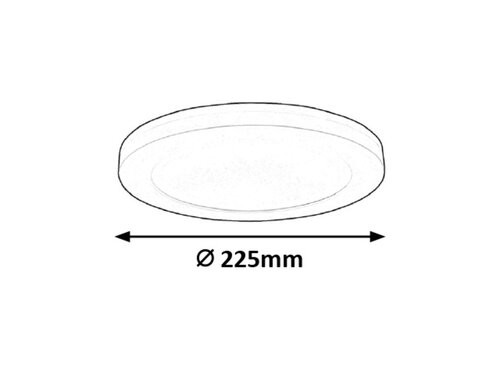 Sonnet, LED 18W, fehér, D225mm