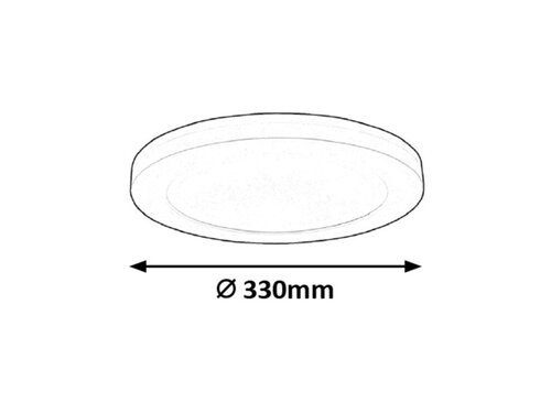 Sonnet, LED 30W, fehér, D330mm