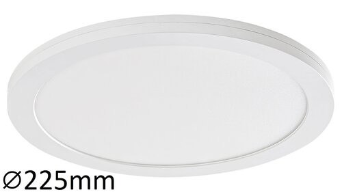 Sonnet, LED 18W, fehér, D225mm sens