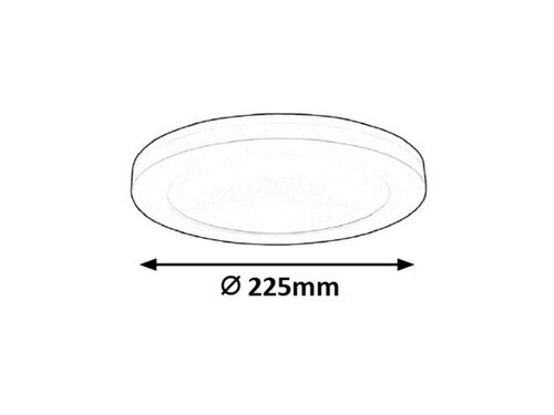 Sonnet, LED 18W, fehér, D225mm sens