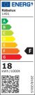 Sonnet, LED 18W, fehér, D225mm sens