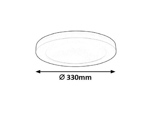 Sonnet, LED 30W, fehér, D330mm sens