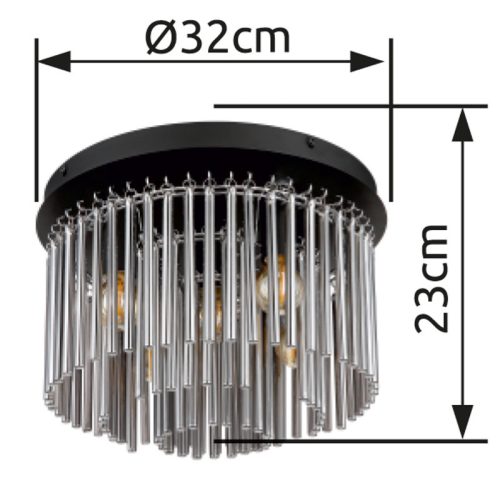 GORLEY Mennyezeti lámpa