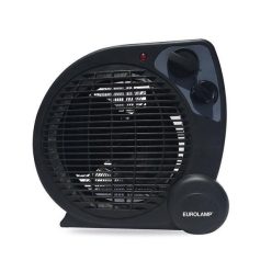 Eurolamp Ventilátoros fűtőtest, 1000/2000W, fekete