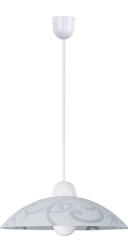 Scroll függőlámpa D30 E27 60W, fehér