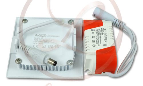 MasterLED Proma 6 W-os süllyesztett meleg fehér négyzet alakú LED-es mennyezetlámpa