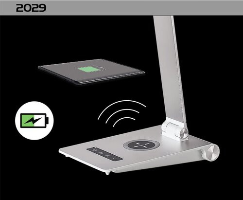 Nilfgard, beltéri asztali LED13W, ezüst,H43cm