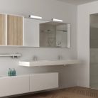 Matt, beltéri fürdő,LED 10W, króm,L35cm,4000K