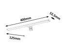 Levon, fürdősz, LED 8W, króm