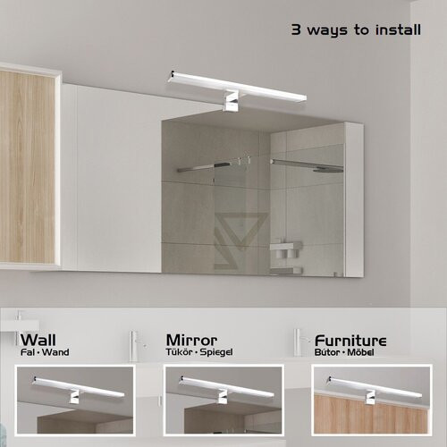 Levon, fürdősz, LED 12W, króm