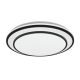 Lupita, beltéri, mennyezeti ,LED 40W, fekete,D49cm