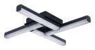 Evan, beltéri fürdő.m.,LED 18W, m.fekete,43cm