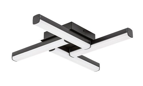 Evan, beltéri fürdő.m.,LED 18W, m.fekete,43cm