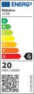 Aniela, függőlámpa, LED 20W, króm