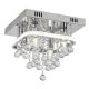 Pallas, beltéri, mennyezeti ,LED23W+4xE14,króm,30cm