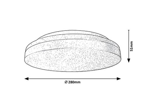 Zenon, kültéri mennyezeti LED 24W,fehér