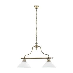 Marian 2 ágú függőlámpa E27 2x60W bronz
