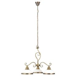 Elisett 3ágú csillár E27 3x60W bronz