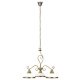 Elisett 3ágú csillár E27 3x60W bronz