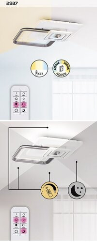 Stregobor, beltéri mennyezeti LED48W, D49,5cm