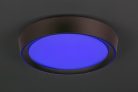Mokka,  beltéri, mennyezeti , LED 24W, barna,D41cm