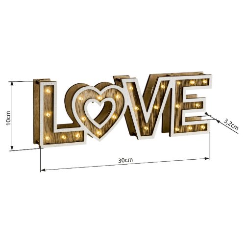 LOVE Asztali lámpa