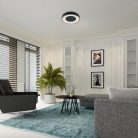 Ceilo, beltéri, mennyezeti .LED 38W,fekete