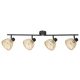 Rattan, beltéri spot,E14 4xMAX15W,fekete