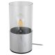 Zelkova, beltéri asztali E27 1xMAX40W,s.alu,H25