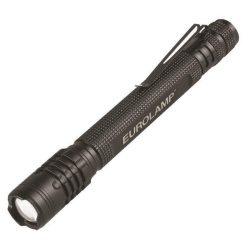 Eurolamp vízálló LED zseblámpa, fekete