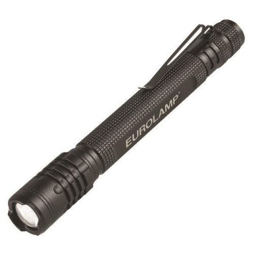 Eurolamp vízálló LED zseblámpa, fekete