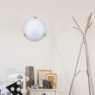 Alabastro mennyD30 E27 60Wfehér/arany