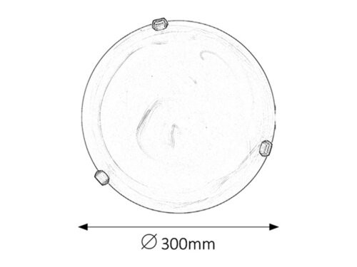 Alabastro mennyD30 E27 60Wfehér/bronz