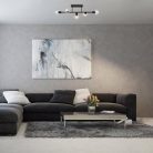 Sullivan, beltéri, mennyezeti ,E14 5xMAX25W,fekete