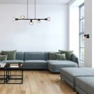Sullivan, beltéri üveg.függ,E14,5x40W,fekete