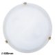 Alabastro mennyD40 E27 2x60Wfehér/arany
