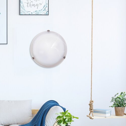 Alabastro mennyD40 E27 2x60Wfehér/króm