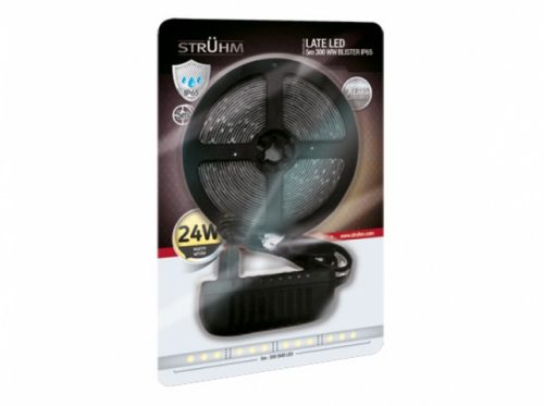 Strühm Late Led szalag, 4,8W/m, 420lm/m, 3000K, IP65, 5m / tekercs