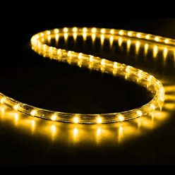   Eurolamp UV-védelemmel ellátott LED fénykábel tekercs, 50m-es meleg fehér, IP65