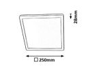 Lambert,fürd,LED 15W,25x25,IP44,ezüst